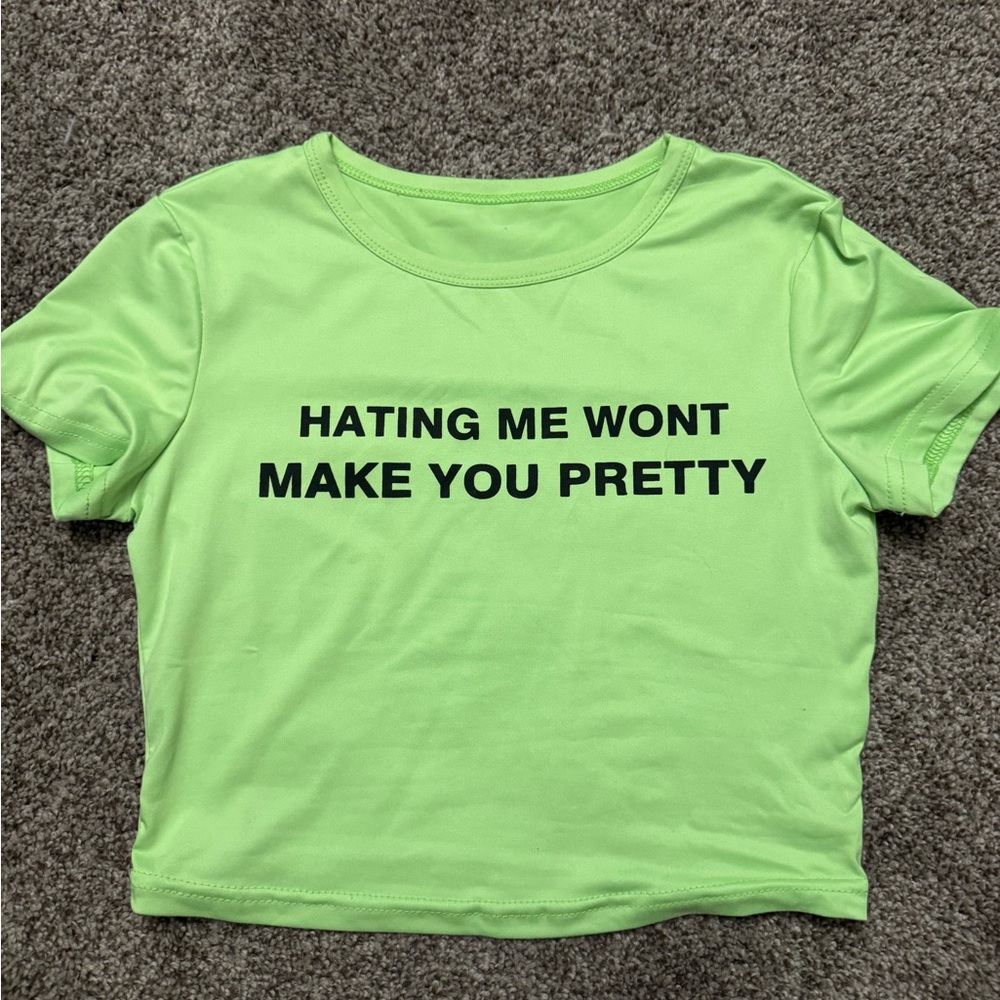 Lime Green Graphic Tee